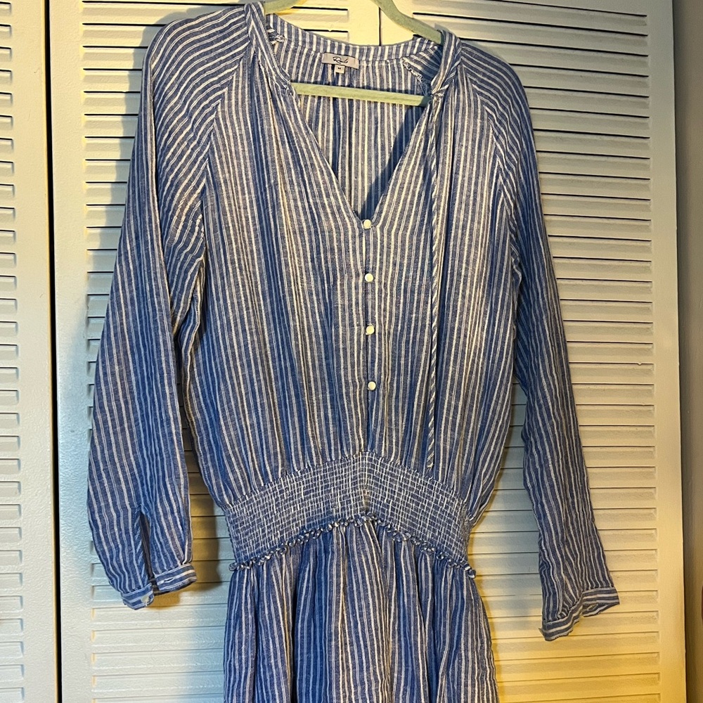 Rails Jasmine Dress In Azure Stripe Price Firm - image 3